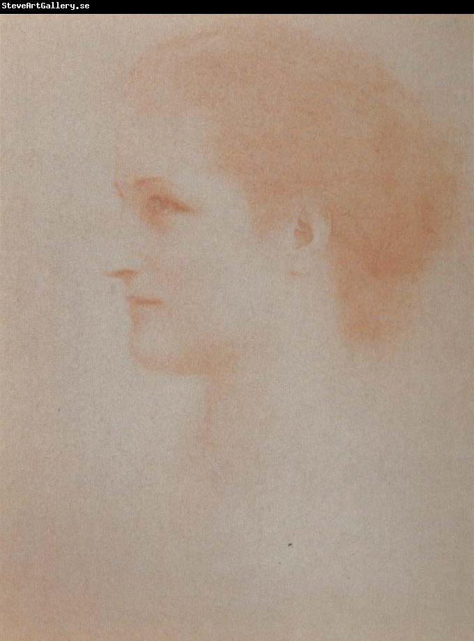 Fernand Khnopff Portrait of Countess Henri D Oultremont